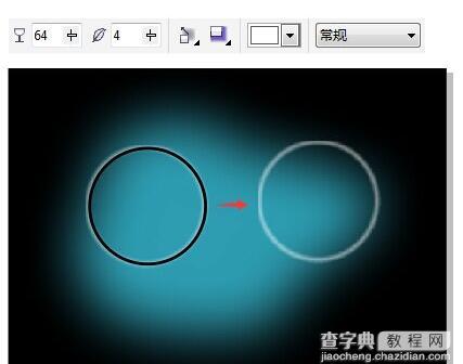 CorelDRAW X7简单快速制作光晕效果4