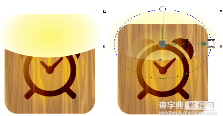 CorelDRAW X7如何制作木纹效果闹铃8