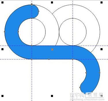 CorelDRAW绘制百度云logo13