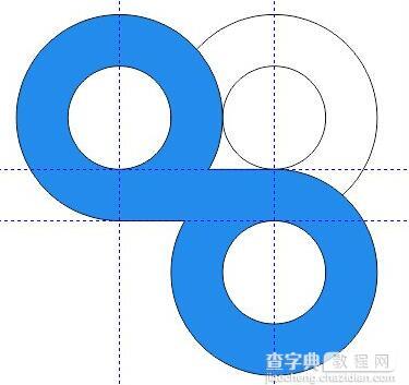 CorelDRAW绘制百度云logo7