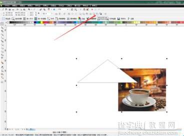 cdr造型修剪裁切位图的方法4