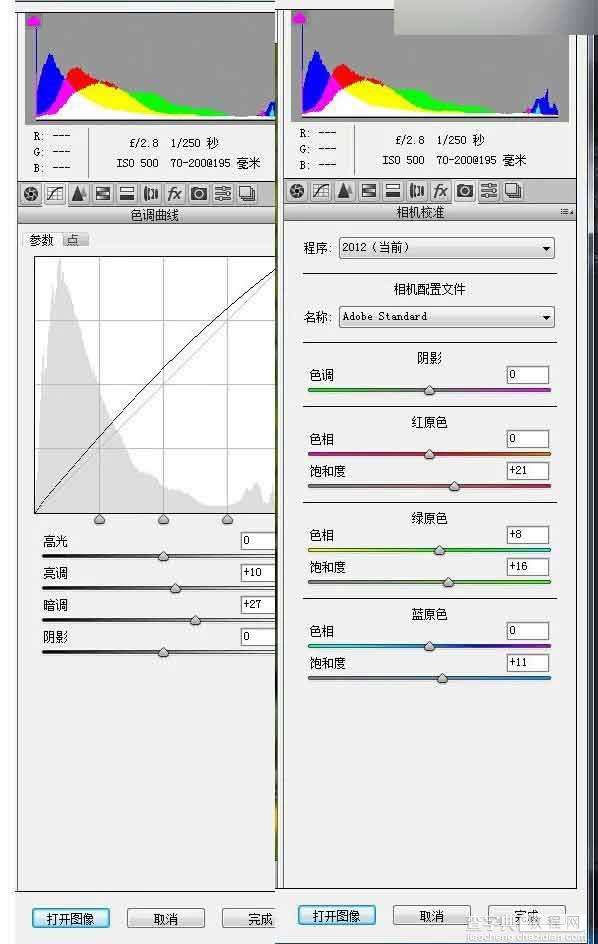 Photoshop调出外景婚片春季清新童话风效果图4