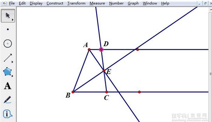 几何画板从结论出发画几何图形的实例教程5