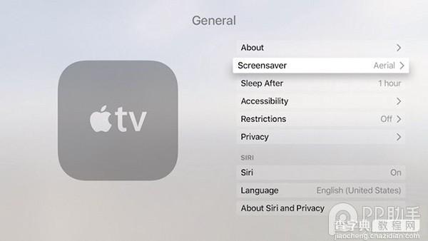 Apple TV 4管理和设置屏保教程5