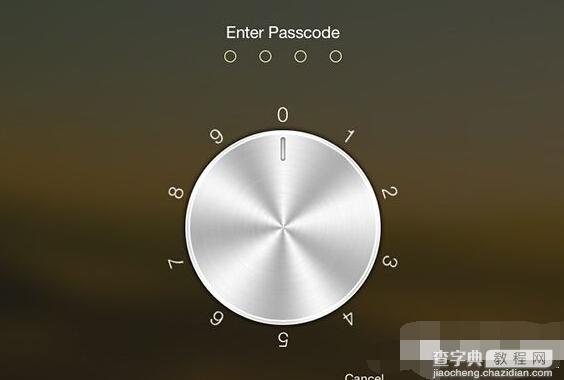 iOS9怎么将锁屏密码变圆盘拨号1