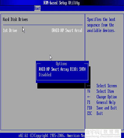 惠普HP DL160 G6 RAID和Server2003系统安装方法2