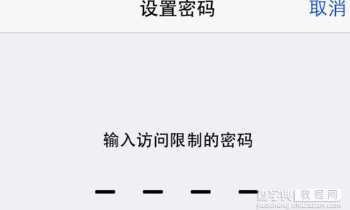 iPhone怎么设置应用访问限制?5