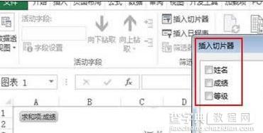 excel2013切片器怎么使用1