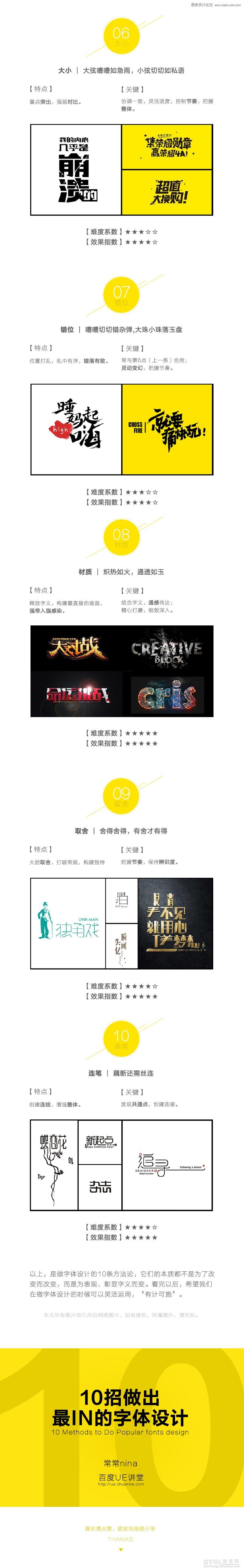 10招设计师做出最IN的字体设计2