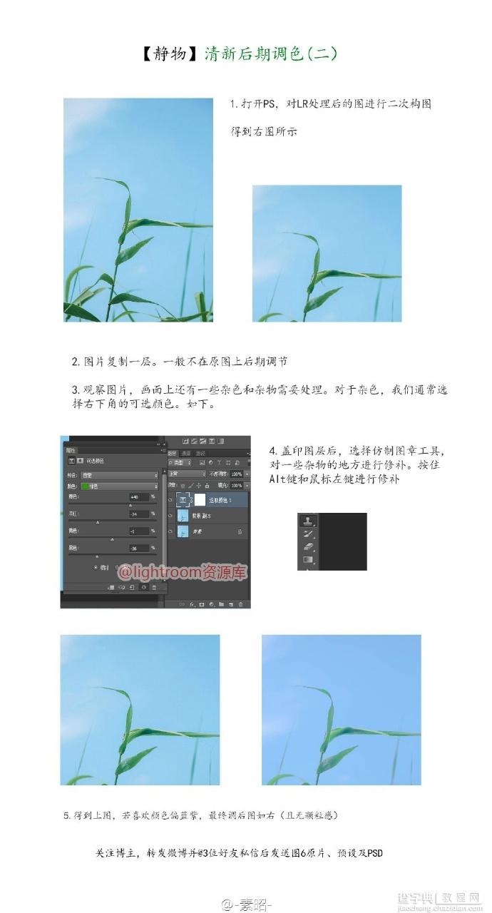 PS清新调色修图技巧5