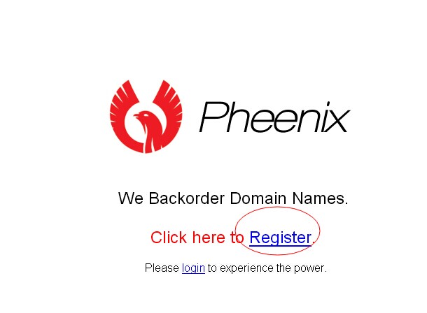 pheenix账号注册图文教程1