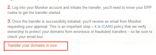 将域名转入注册商的方法(图文)3