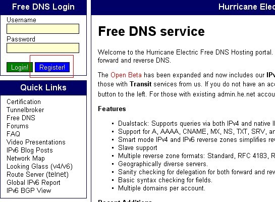 推荐稳定的国外免费DNS DNS操作图文教程1