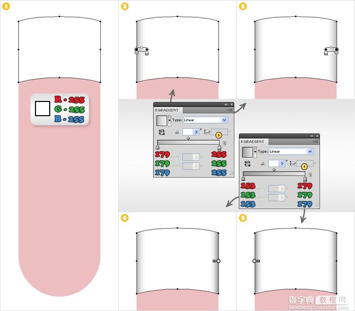 Illustrator实例教程：制作苹果QuickTime标志9