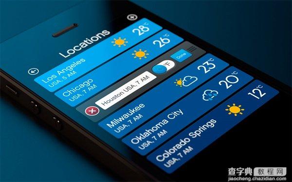 49个天气类APP界面欣赏35