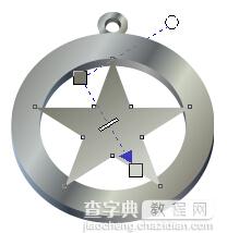 CorelDRAW X7制作金属材质饰品6