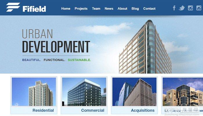 32个国外房地产开发公司网站欣赏13
