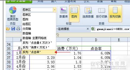 wps表格如何添加两个纵坐标5