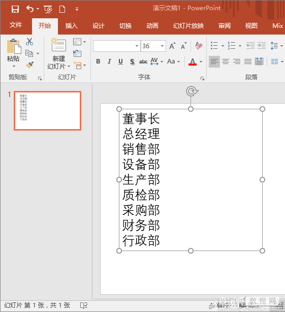 PowerPoint如何制作组织架构图1