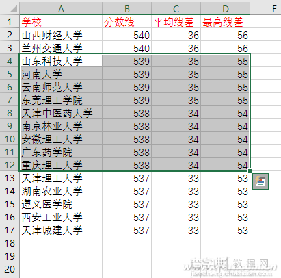 Excel选定小格11种技巧汇总2