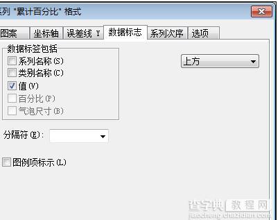 WPS表格怎样制作帕累托图8