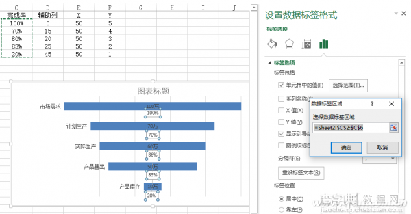 Excel“锅状”对比图表如何制作7