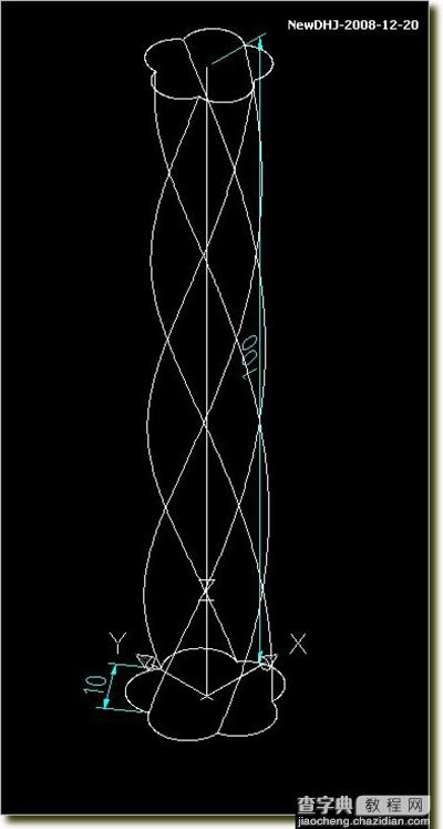 autocad2007怎么绘制圣诞蜡烛14