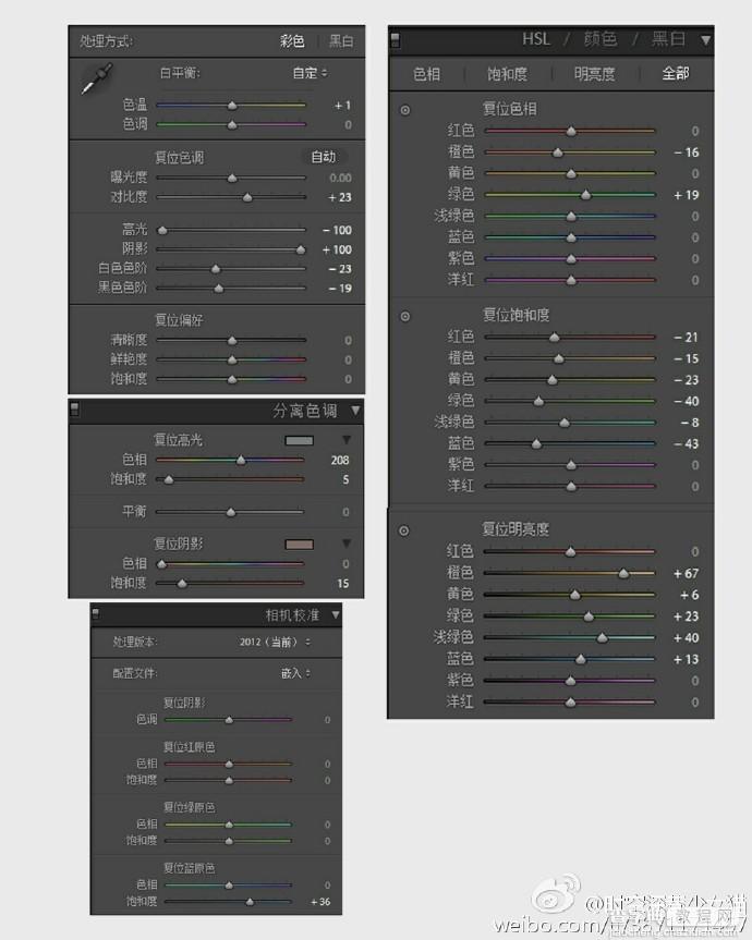 自然清新PS调色修图6