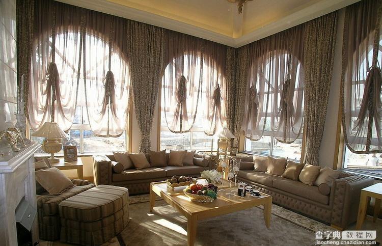 欣赏客厅窗帘图片 为你家窗户造景2