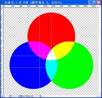 Photoshop怎么合成三原色?5