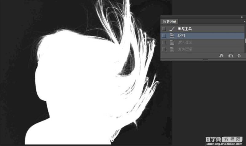 Photoshop快速抠出人像头发丝6