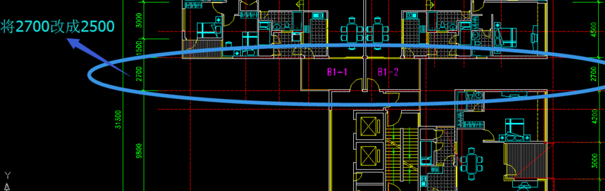 CAD图整体改变长宽的快捷操作方法2