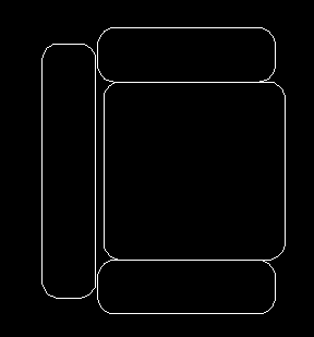 CAD沙发平面图怎么画3