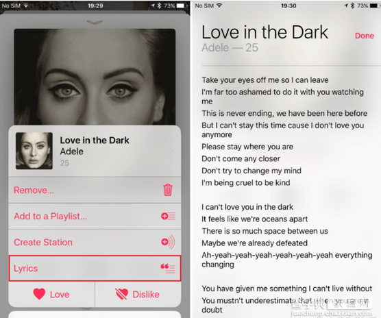 iPhone如何在Apple Music上看歌词2