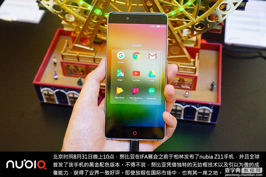 新配色颜值飙升 努比亚nubia Z11黑金版真机图赏1