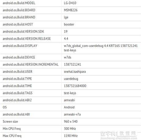 LG G2 mini或亮相CES2014 疑似配置曝光2