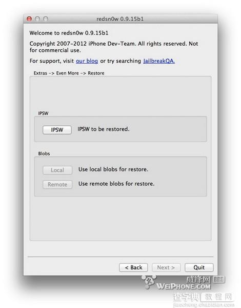 iPad如何用新版RedSn0w 0.9.15b1平刷图文教程(Mac版)4