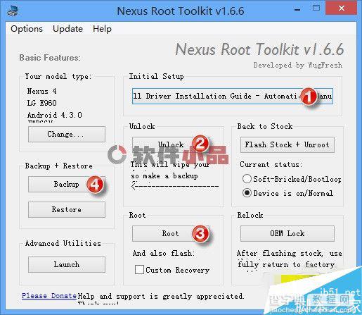 Nexus Root Toolkit root刷Android 5.0教程 安卓5.0一键root教程6