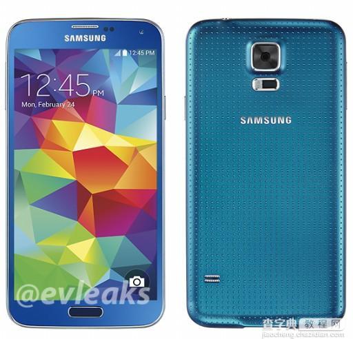 蓝色三星GALAXY S5泄露 三星GALAXY Mege 2低调曝光3