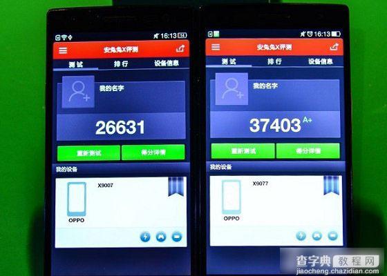 OPPO Find 7跑分多少 OPPO Find7轻装版与标准版双版本跑分揭晓1