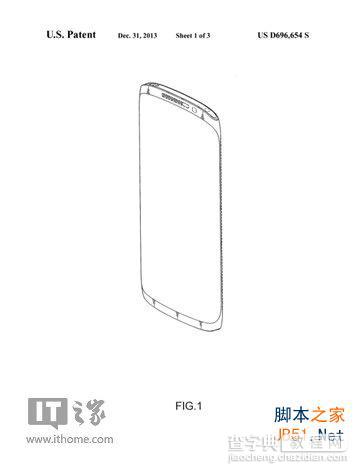三星专利Galaxy Note 4设计：无按键/超薄3
