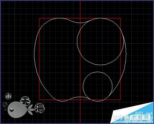 怎么用cad画苹果logo? cad苹果logo的设计过程13