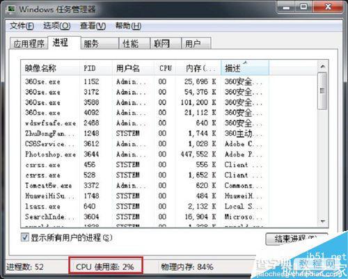 怎么查看cpu的使用率到了多少?cpu使用率过高解决方法介绍2