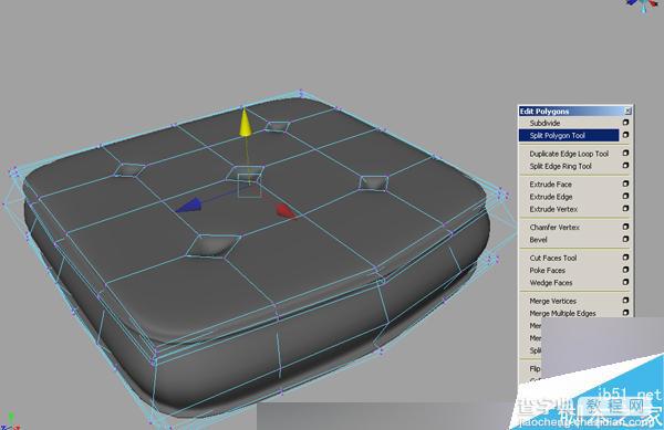 Maya细分建模创建沙发过程介绍19