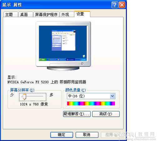 GEFORCE FX5200显示卡TV-OUT设置说明1