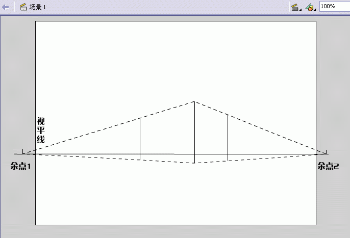 Flash教程：动画背景的绘制方法之透视篇(给新手)5