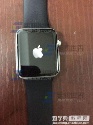 Apple watch开机界面出现白苹果怎么办？1