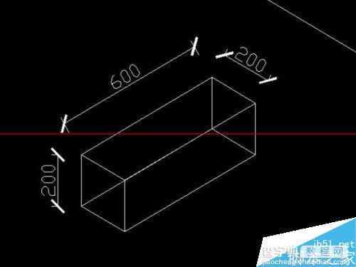 CAD怎么使用斜二测方法绘制长方体？14