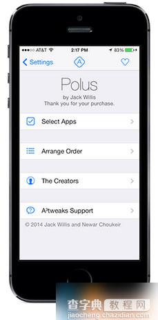 Polus插件安装使用教程：可自定义控制中心和快速启动App与动作(附视频演示)2