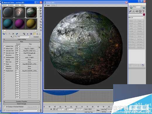 3ds Max结合PS制作一个全新又真实的地球3